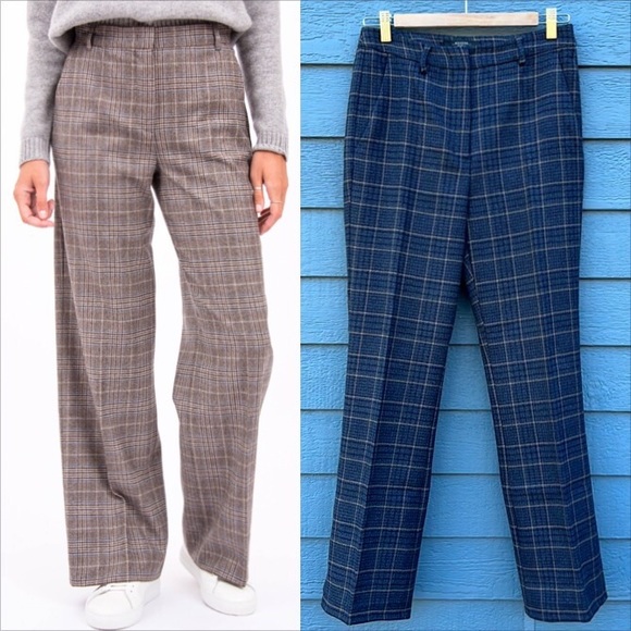 MaxMara Pants - MaxMara Weekend 100% Wool Check Trousers
